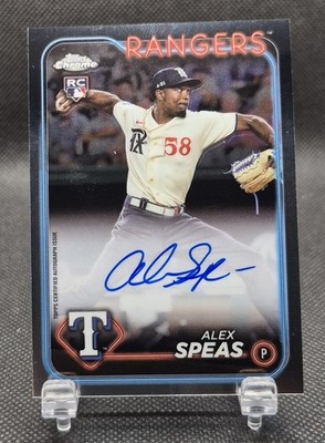 2024 Topps Chrome Rookie Auto Alex Speas #RA-ASP Auto RC