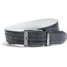 New Nike Golf Tour Perf To Smooth Reversible Belt Black/White M 34-36 