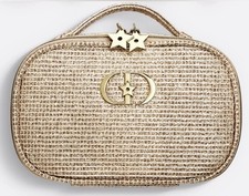 DIOR Limited Edition Gold Woven Pouch  Box
