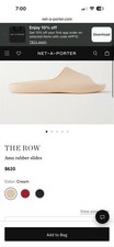 The Row Ama Slides Size 38 US 8 Women’s Sandals