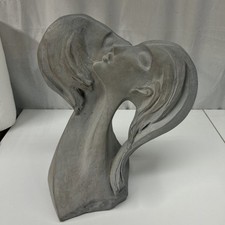 David Fisher Austin Productions Vintage 1980 ‘Faces of Love' Stamped Sculpture