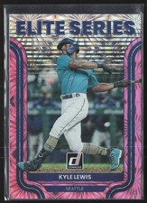 2022 Donruss #ES-10 Kyle Lewis Elite Series Pink Fireworks