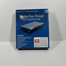 Digital Stream Analog Pass Through DTV Converter Box DTX 9950 NIB