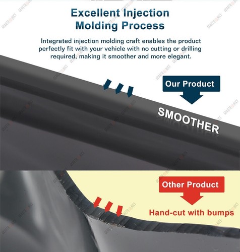 For 2012-2017 Toyota Camry Mugen Style Window Visors Vent Rain Guards Flhqgrtlxn - Picture 5 of 14