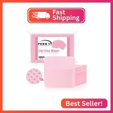 NXJ INFILILA Lint Free Nail Wipes, 540PCS Non-Woven Fabric Dry Nail Prep Wipes,