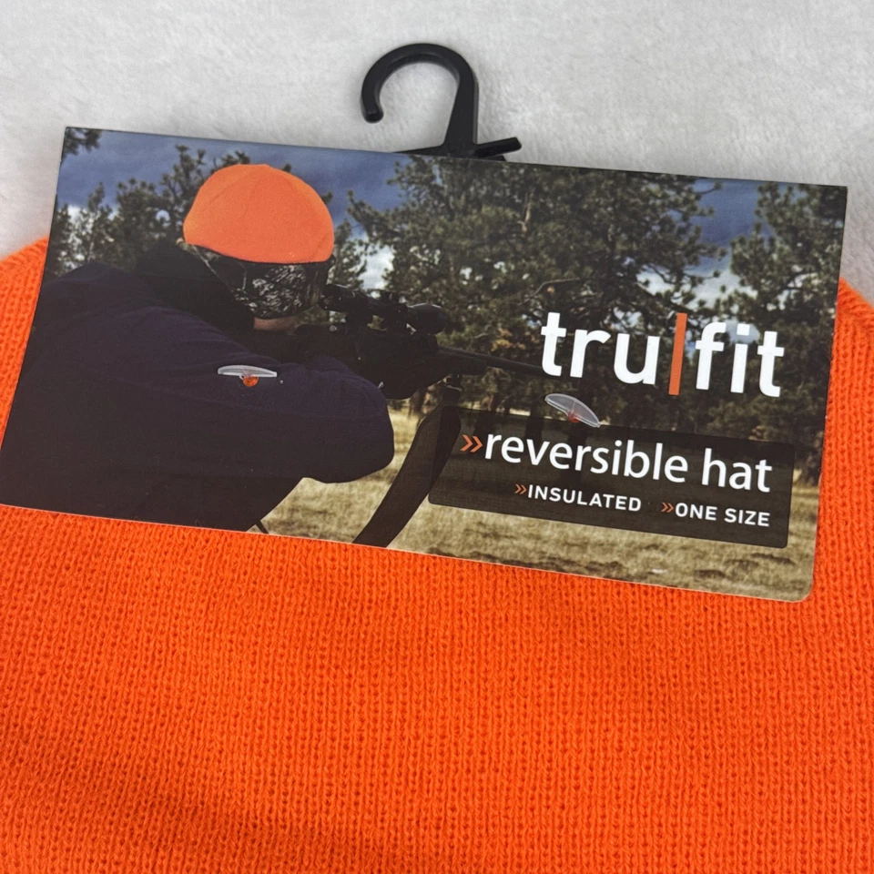 NWT Mens Tru Fit Reversible Real Tree Camouflage Pen Orange Hat One Size - Image 2 of 4