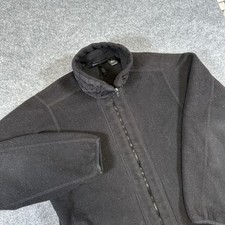 Vintage Patagonia Synchilla Jacket Mens Large Black Full Zip Fleece USA Made 90s
