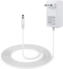 10 Ft Power Cord for 4Moms Mamaroo 4, 12V 3A Charger for Rockaroo Baby Swing, AC