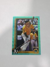 2025 Topps Chrome Update Willie MacIver RC Aqua Wave Refractor #/199 Athletics