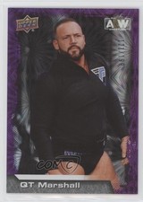 2022 Upper Deck AEW All Elite Wrestling Purple Pyro 121/199 QT Marshall #16 0x1