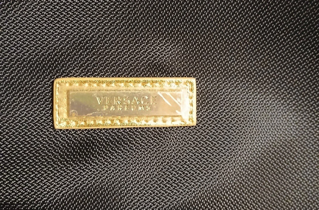 Versace Parfums Borsa a Spalla Shopper Spiaggia Nera Borsa a Mano