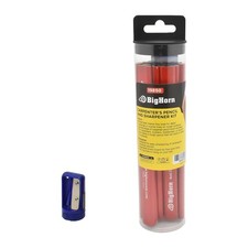 19850 Carpenter's Pencil Sharpener  7" Long x 9/16" Wide Pack of 12 Pencils