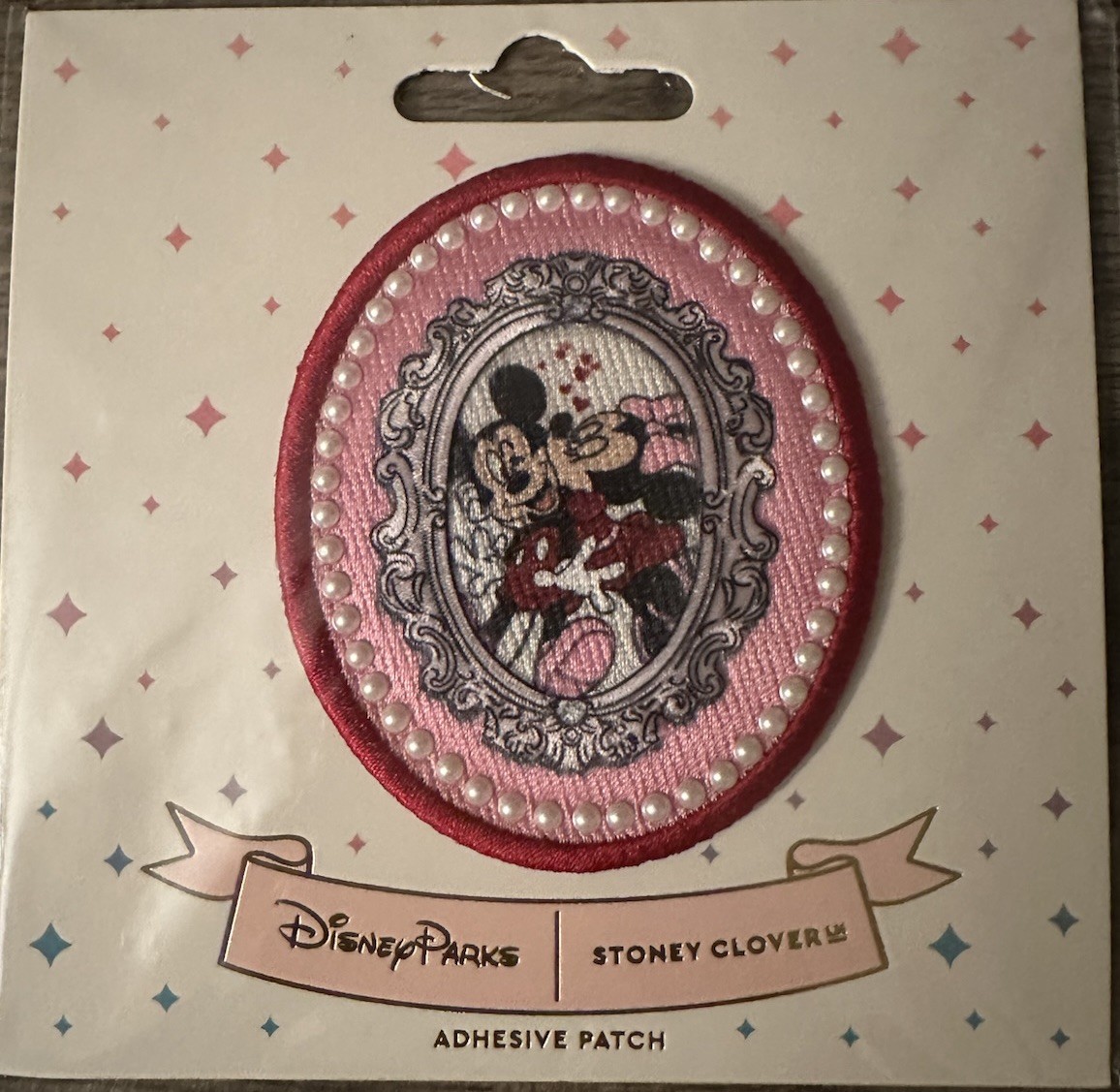 Disney Parks x Stoney Clover Lane Mickey & Minnie Adhesive Patch Valentine’s Day