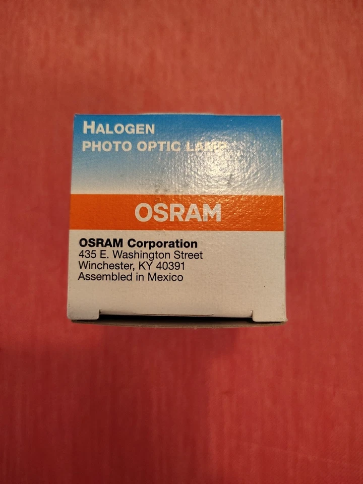 UNA BOMBILLA HALÓGENA ORIGINAL OEM OSRAM FHS 93520 NAED 54979 300W 82V GX5.3 Foto 3 de 4