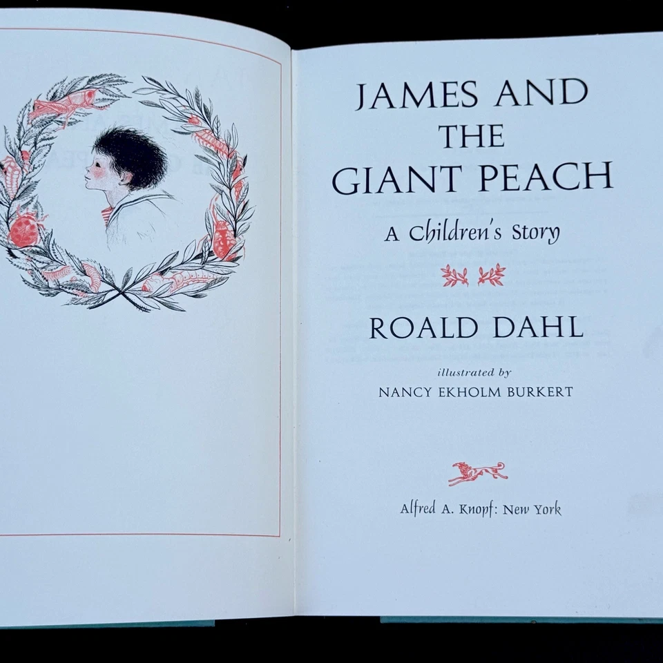 1st EDITION, 1st PRINTING, ROALD DAHL, 1961 JAMES AND THE GIANT PEACH WITH DJ - Image 3 of 4
