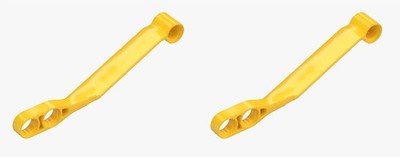 2 New LEGO Yellow Technic Wishbone Suspension Arm link 42151 8240 5157 6523010