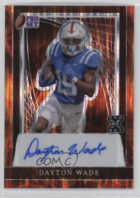 2024 Leaf Pro Set Metal Fire Pulsar 1/1 Dayton Wade #PA-DW1 Auto 0c6