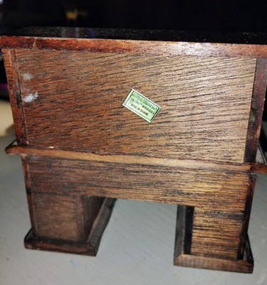 ドールハウス　ROLL TOP DESK Vintage Dollhouse Wood Roll Top Desk-Excellent Condition | eBay
