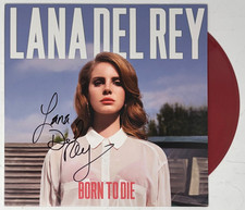 Lana Del Rey Signed Born To Die Vinyl Record Album LP Autograph JSA COA