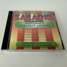 Karaoke: Motown's Greatest Artists CD G 1998 Pop R B Soul BCI Eclipse