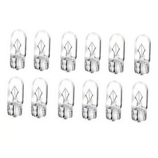 194 Bulb,168Bulb,TLight Bulb W5W 1/4 Wedge Base 12V 5W Side Marker 10 White
