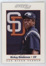 2001 Donruss Studio Rickey Henderson #110 HOF 5r6