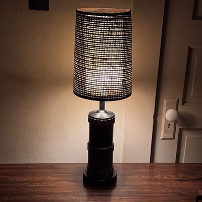 Vtg Hans Wegner Gruvwood Mid Century Danish Modern Table Lamp 24