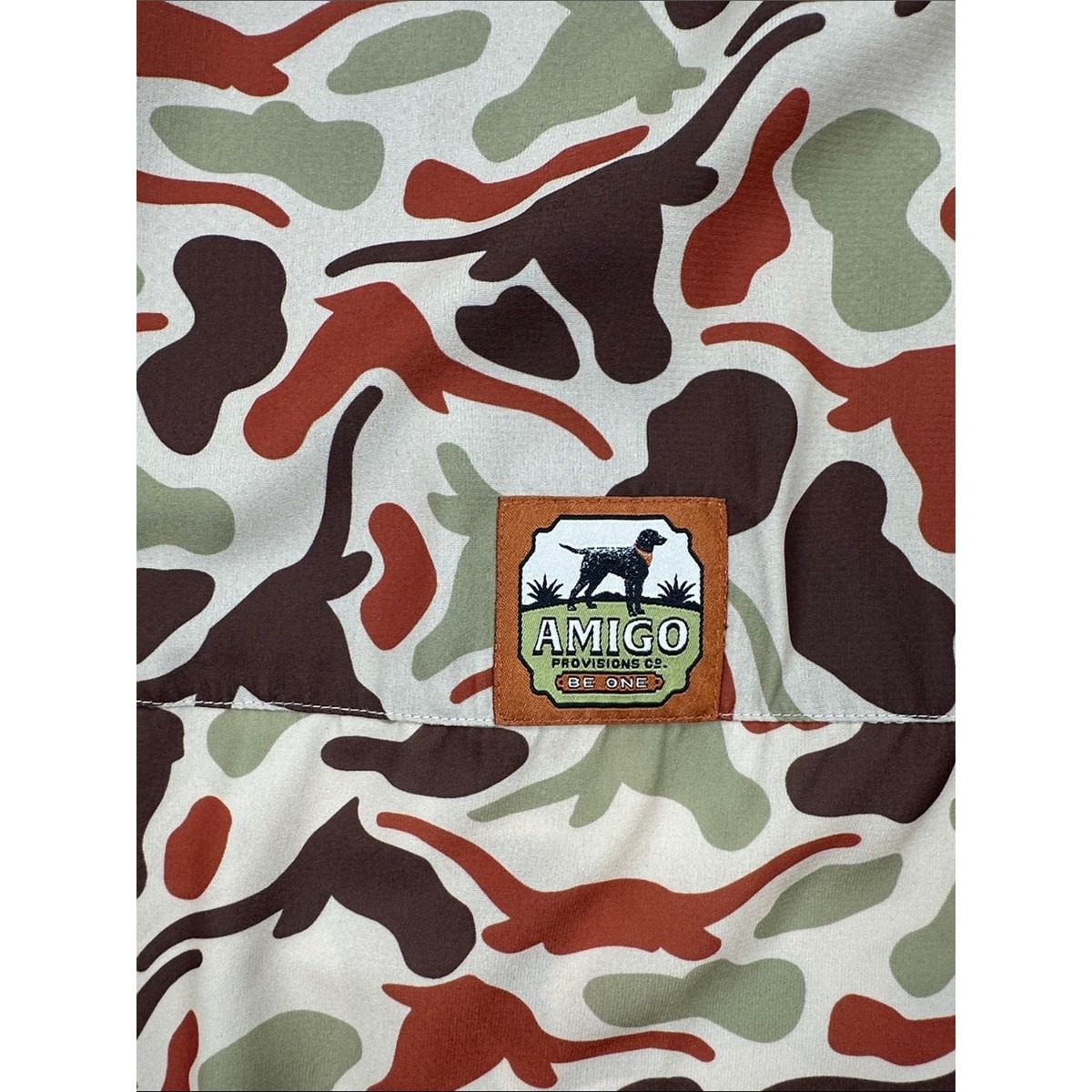 Texas Longhorns Amigo Provisions Camo Vented Long Sleeve Button Down - 2XL View 4