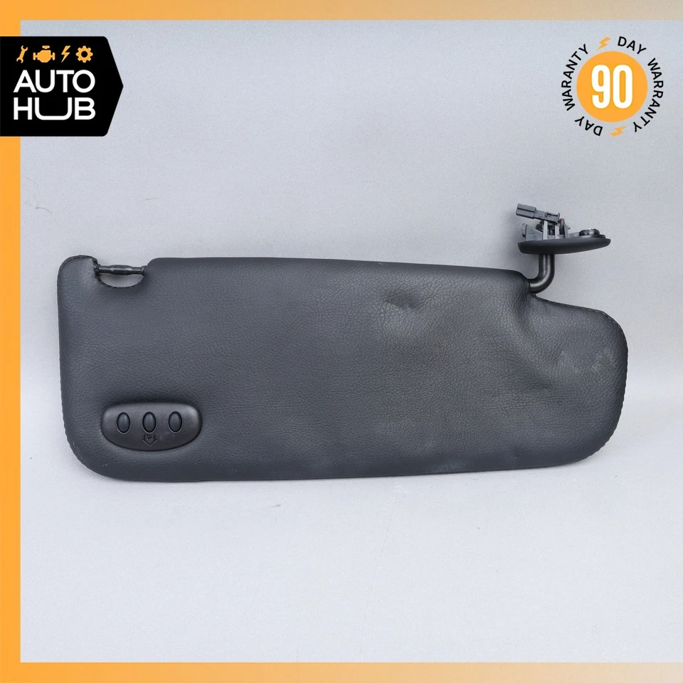 10-19 Maserati GranTurismo M145 Front Left Side Sunvisor Sun Visor Black OEM 23k - Image 3 of 4