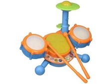 VTech KidiBeats Drum Set Frustration Free Packaging -