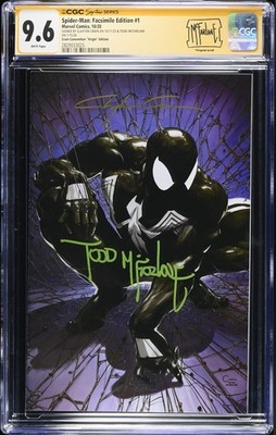 SPIDER-MAN #1 NYCC ''VIRGIN'' EDITION CGC 9.6 SS SIGNED BY CRAIN & MCFARLANE