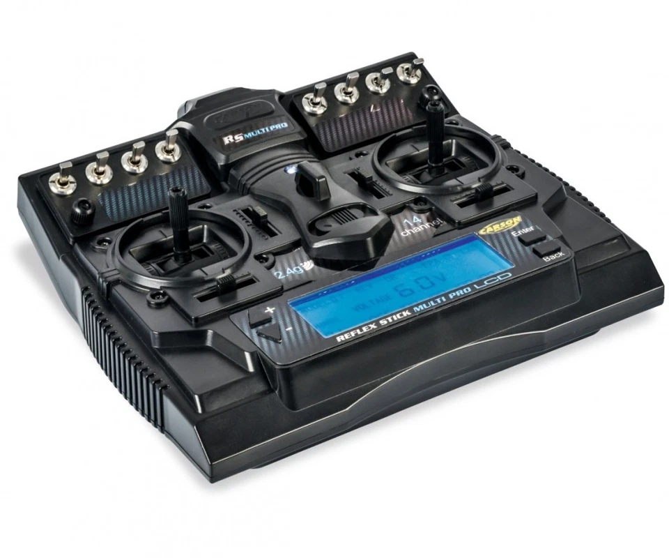 Radio FS Reflex Stick Multi Pro LCD 2.4g 14ch - Carson 500501004