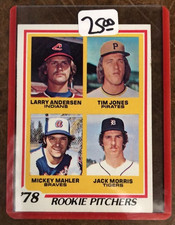 1978 Topps #703 Jack Morris Rookie RC Rookie Pitchers Baseball Card Vintage. rookie card picture