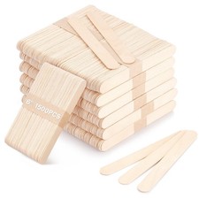 1500 Pcs Wooden Wax Sticks 6-Inch Jumbo Wood Waxing Stick Wax Spatulas Applic...