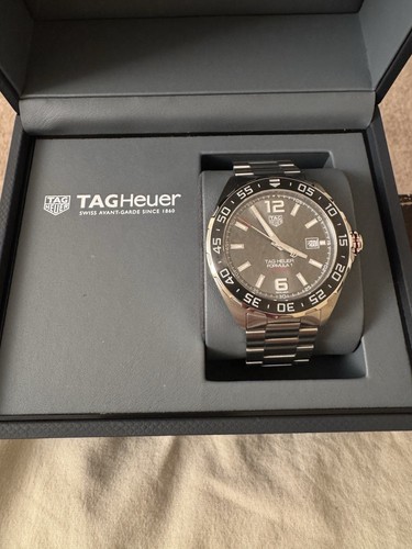 Authentic TAG Heuer Formula 1 Men's Silver Watch - WAZ2011 Card included
