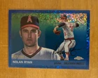 2025 Topps Chrome Platinum Nolan Ryan Blue Mini Diamond Refractor /199 #398
