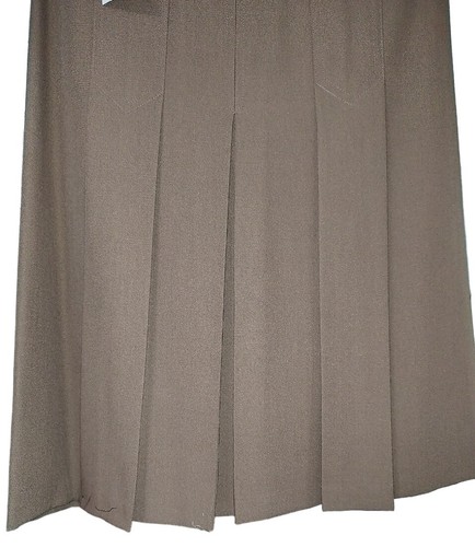 Gonna Tinta Unita Pieghe Misto Lana Autunno inverno Casual Made In Italy 42 - 52 - Picture 96 of 105