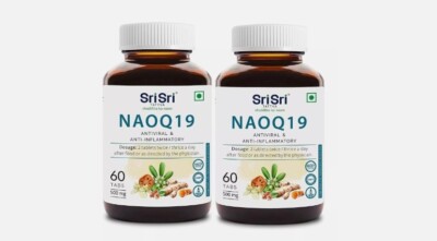 Packung mit 2 x Sri Sri Tattva NAOQ19 - Anti Viral 60 Tabletten 500 mg, Unise...