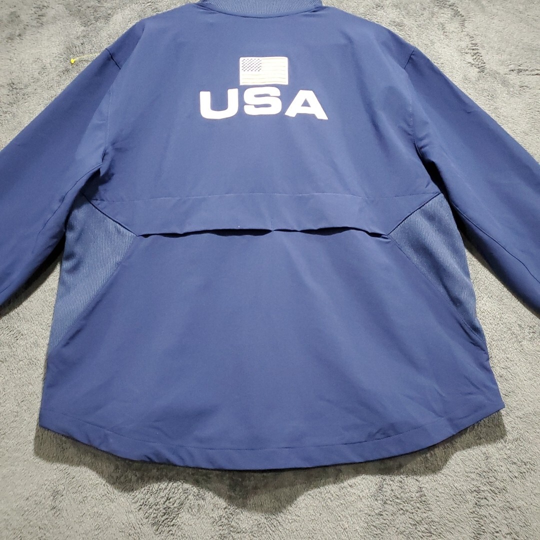 Nashville Predators Jacket Mens XL Blue Zip Adidas Hockey