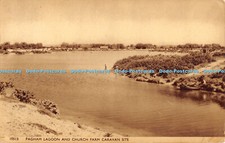 R355267 Pagham Lagoon and Church Farm Caravan Site Norman S and E Photogravure 1