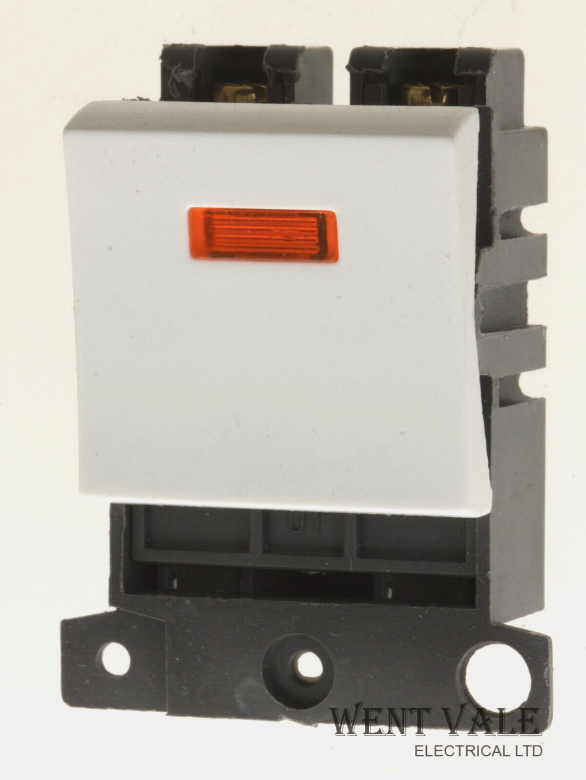 Click Mini-Grid - MD023PW - 20ax D/Pole Mini Grid Double Width Sw Module + Neon