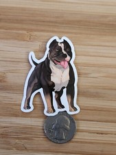 American Bully Sticker American Bully Decal Dog Sticker Dog Decal
