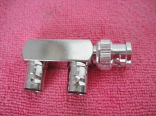 BNC Male to Dual BNC Female F TYPE Adapter Co...