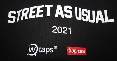 Supreme WTAPS Sic’em! Hooded Sweatshirt Black Size Large NWT NEW