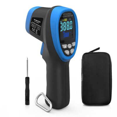 Infrarot Thermometer Pyrometer Digital LCD Laser Temperaturmessgerät IR 1500  DE
