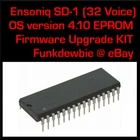 Ensoniq SD-1 32 Voice OS v4.10 EPROM Firmware Upgrade SET / New ROM Update Chips