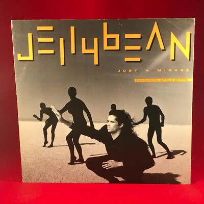 JELLYBEAN Features ADELE BERTEI Just A Mirage 1988 UK 3-track 12'' vinyl Single