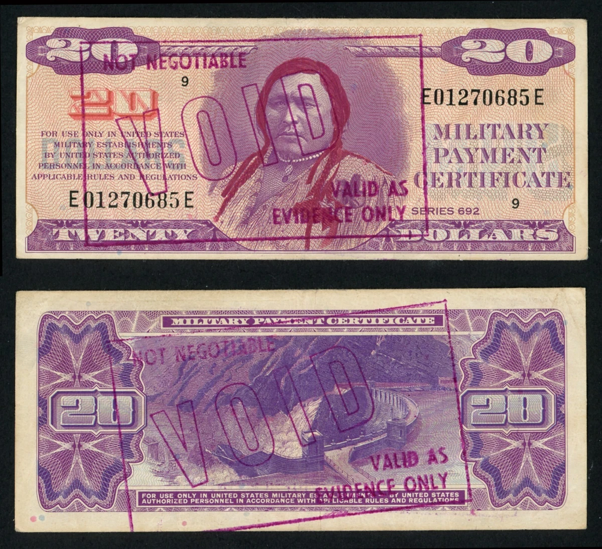 $1 US Military Payment Certificates for sale | eBay