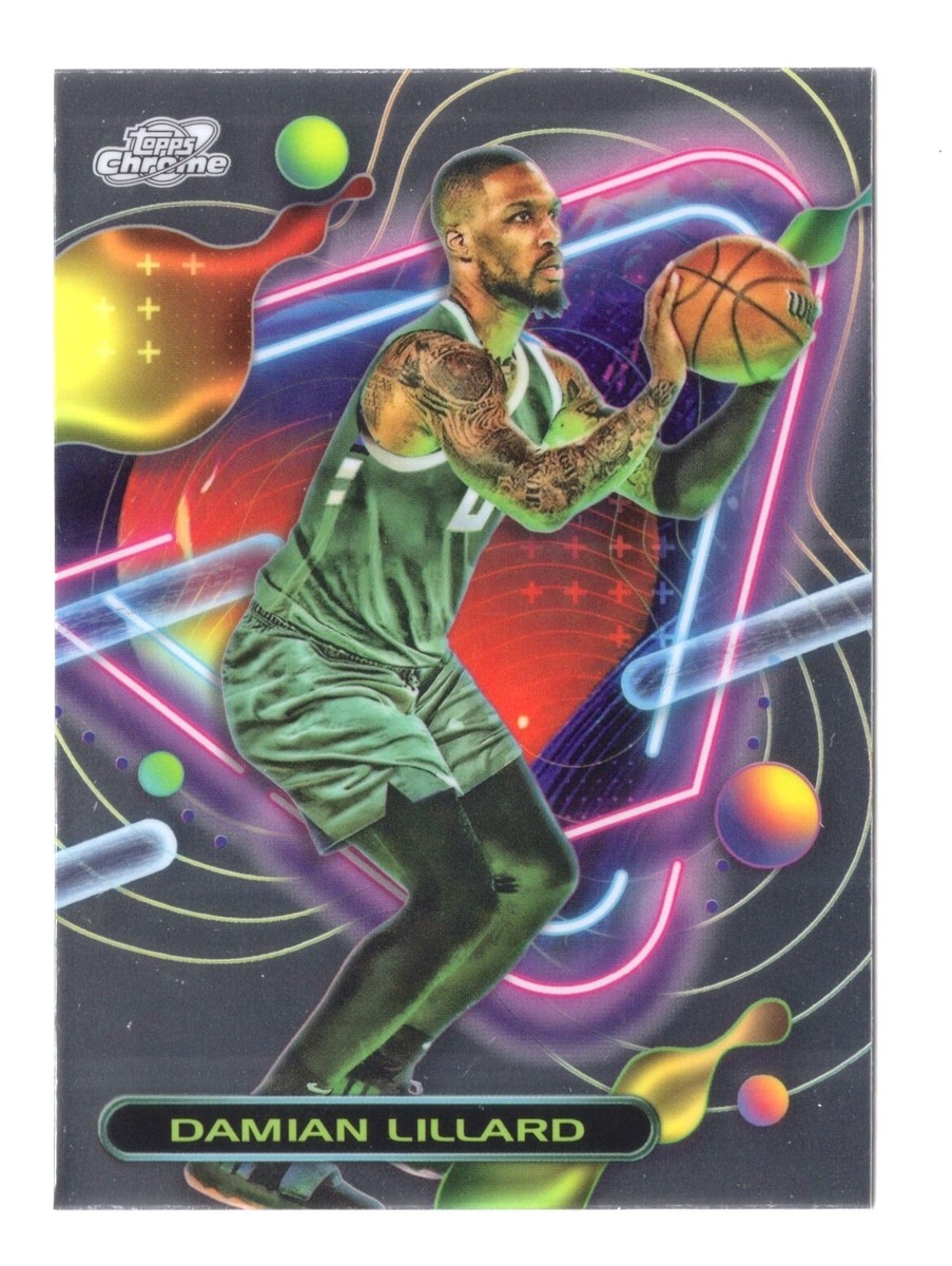 Damian Lillard 2023-24 Topps Cosmic Chrome #41 Milwaukee Bucks | eBay