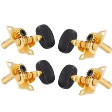 2L2R Black Button Gold Bady Style Ukulele Tuning Pegs Machine Heads Ukulele DIY